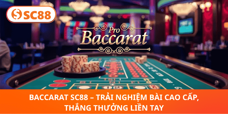 Baccarat SC88 – Chinh Phục Bàn Bài, Rinh Thưởng Liền Tay